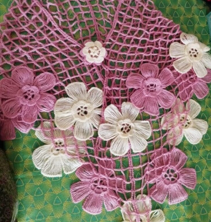 Rectangular shawl